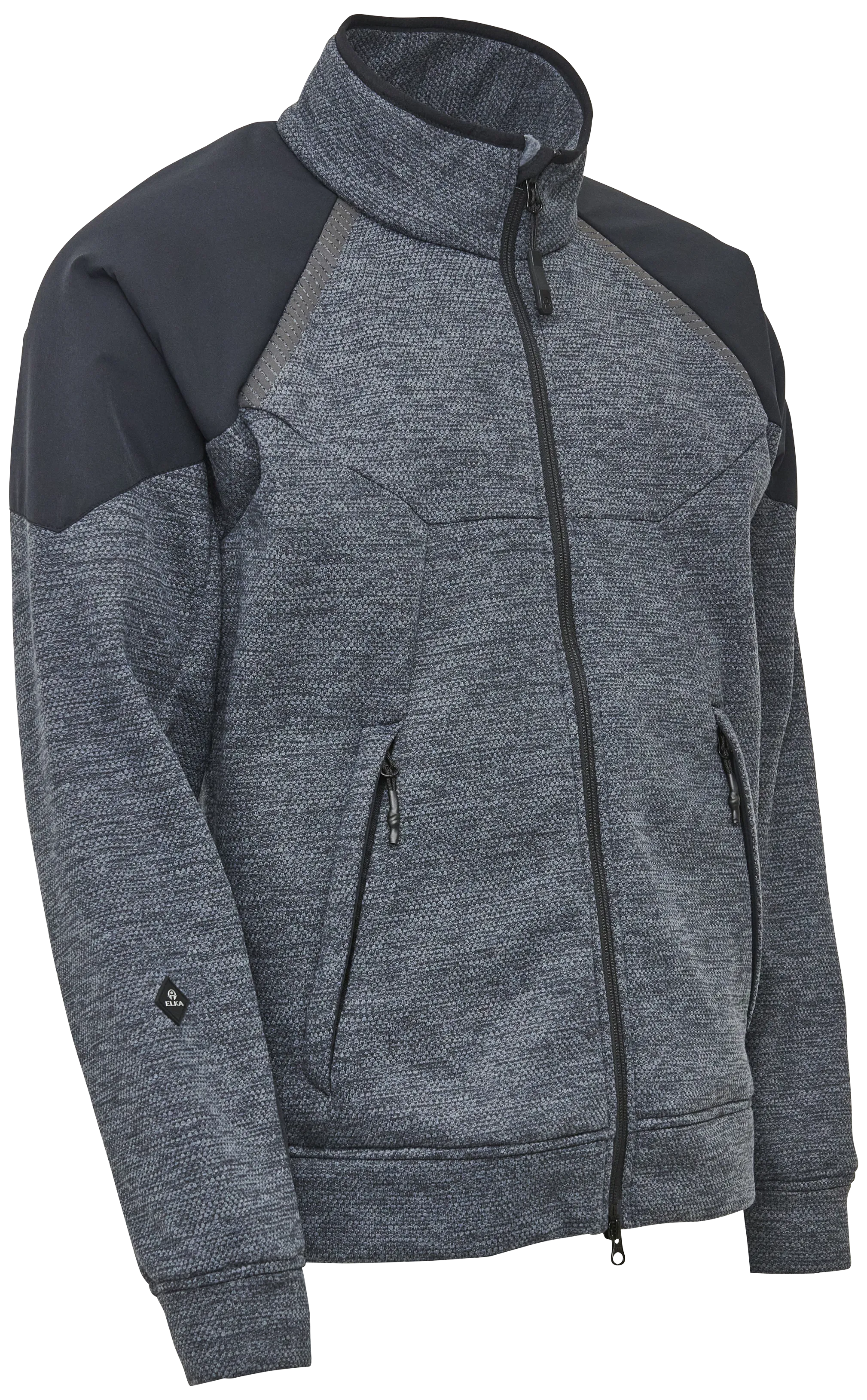 Fleece mellomlagsjakke 150016 grå melange XS