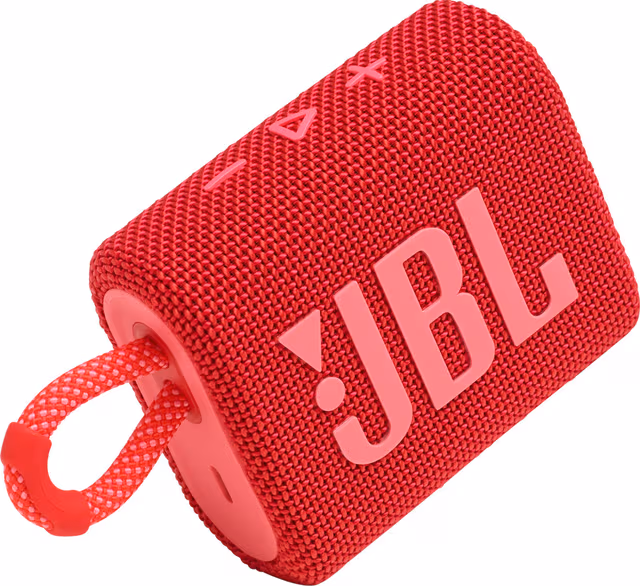 JBL GO 3 bærbar trådløs høyttaler (rød)