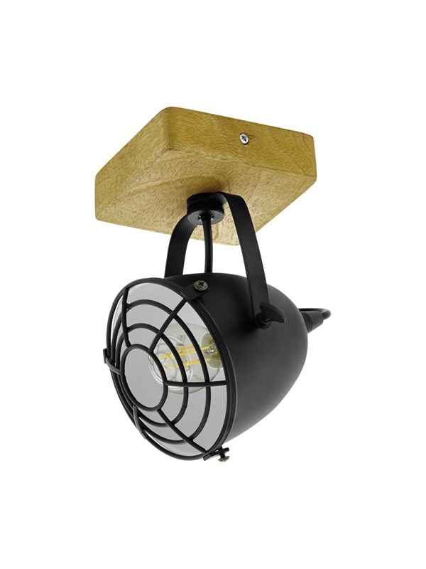 EGLO GATEBECK spot wood/black