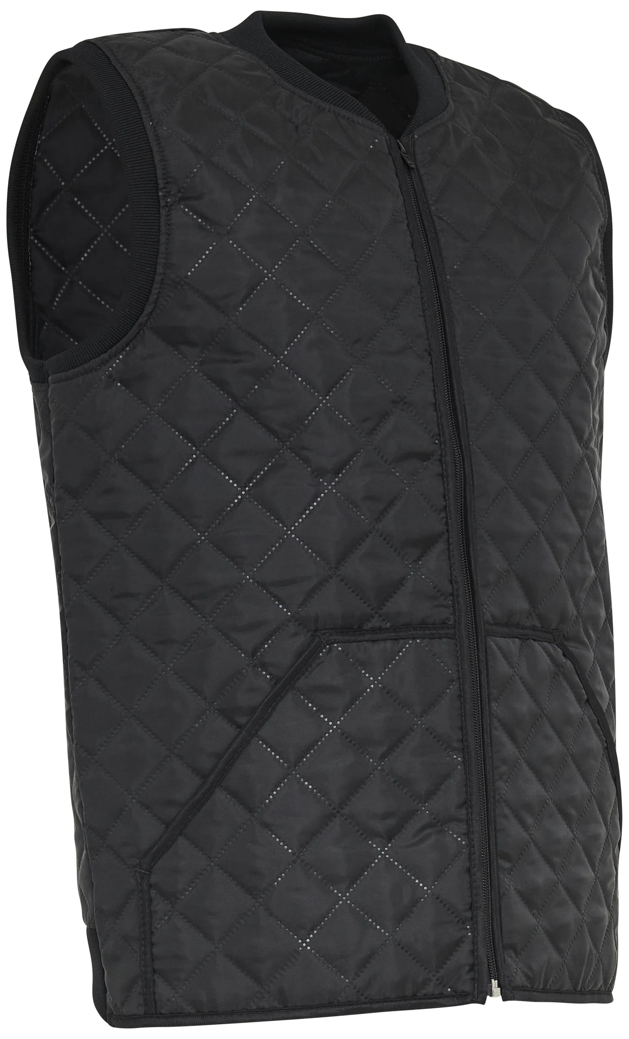 Termovest quiltet 162515 sort str. M