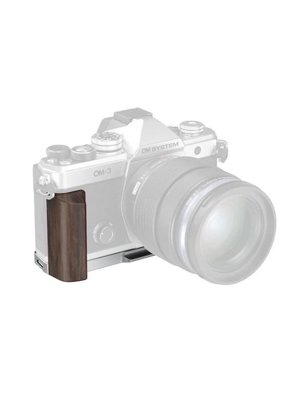 SmallRig L-Shaped Mount Plate with Wooden Handle for OM SYSTEM OM-3 5563
