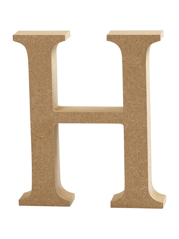 Creativ Company Letter H MDF 8cm 1pc.