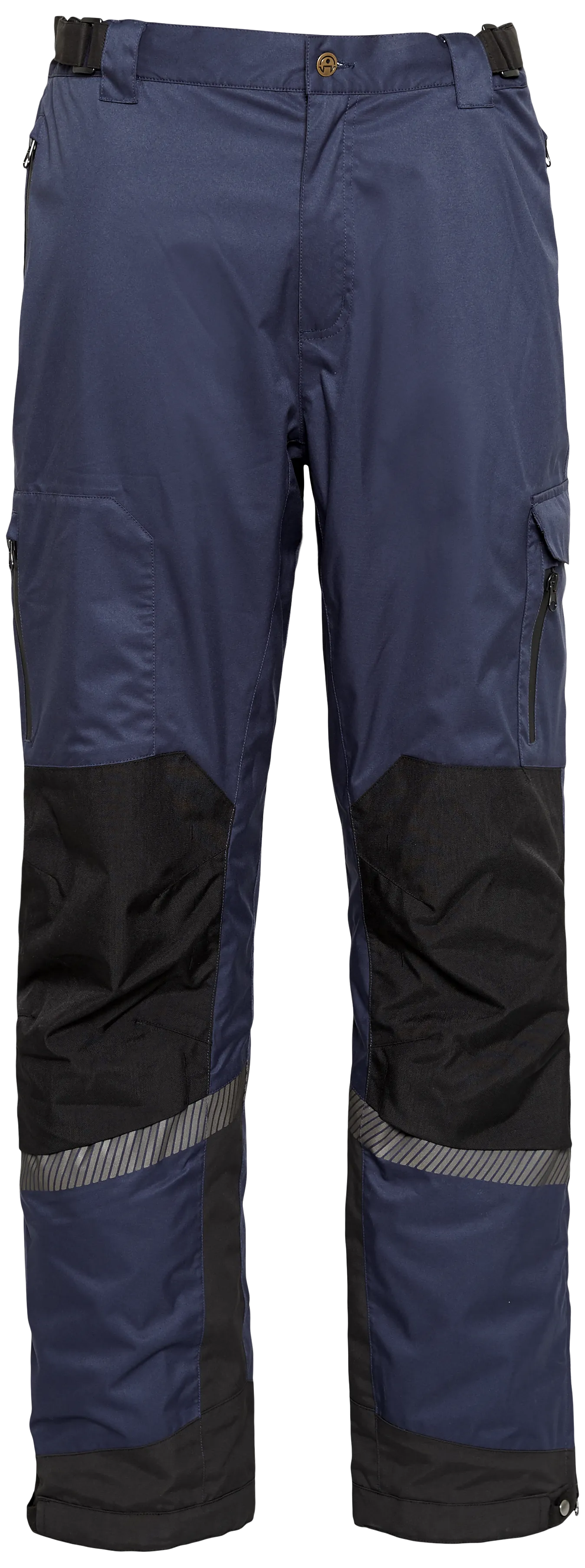 Arbeidsregnbuske stretch 182400 marine Str./sort Str. 4XL