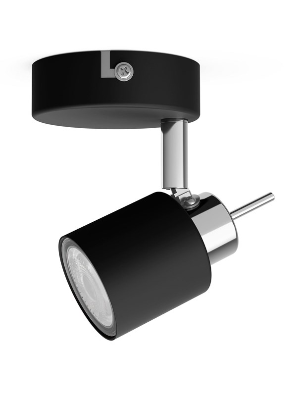 Philips Meranti single spot black 1x35W 230V