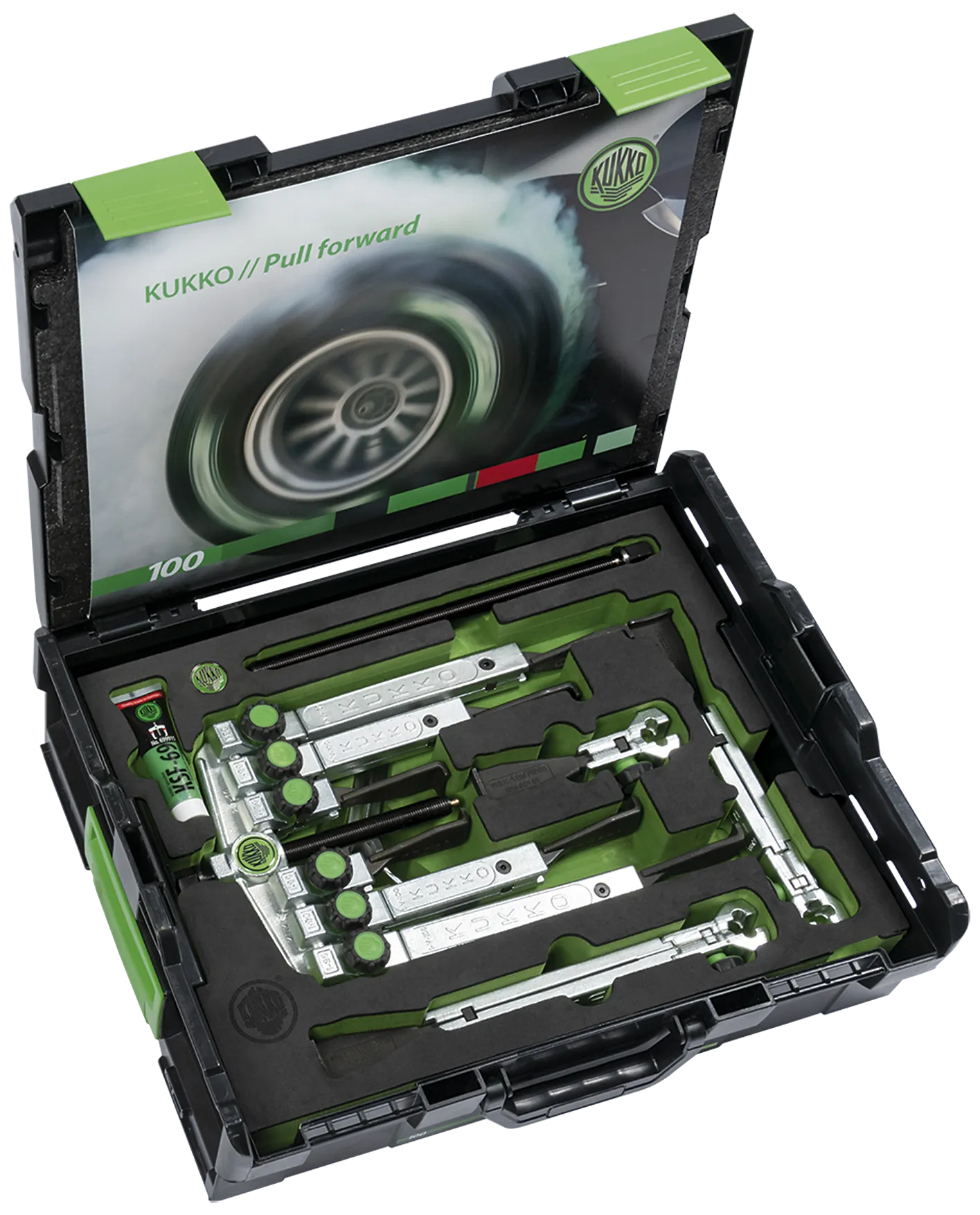 Avdragersett K-2030-10+S-C 2/3-armet, smale kroker
