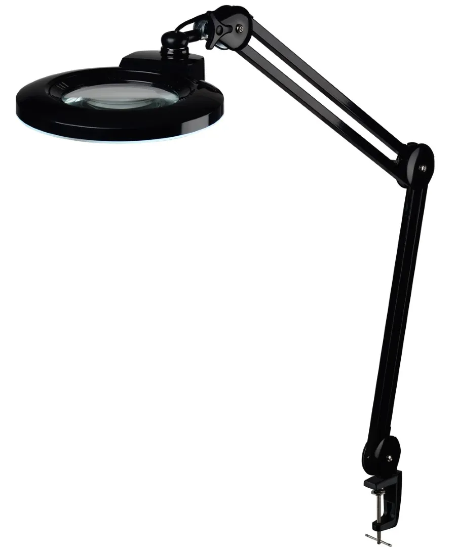 WRKPRO ESD Lupelampe Ø13 mm linse med 3D+5D Dioptri (1,75X + 2,25X) 12W