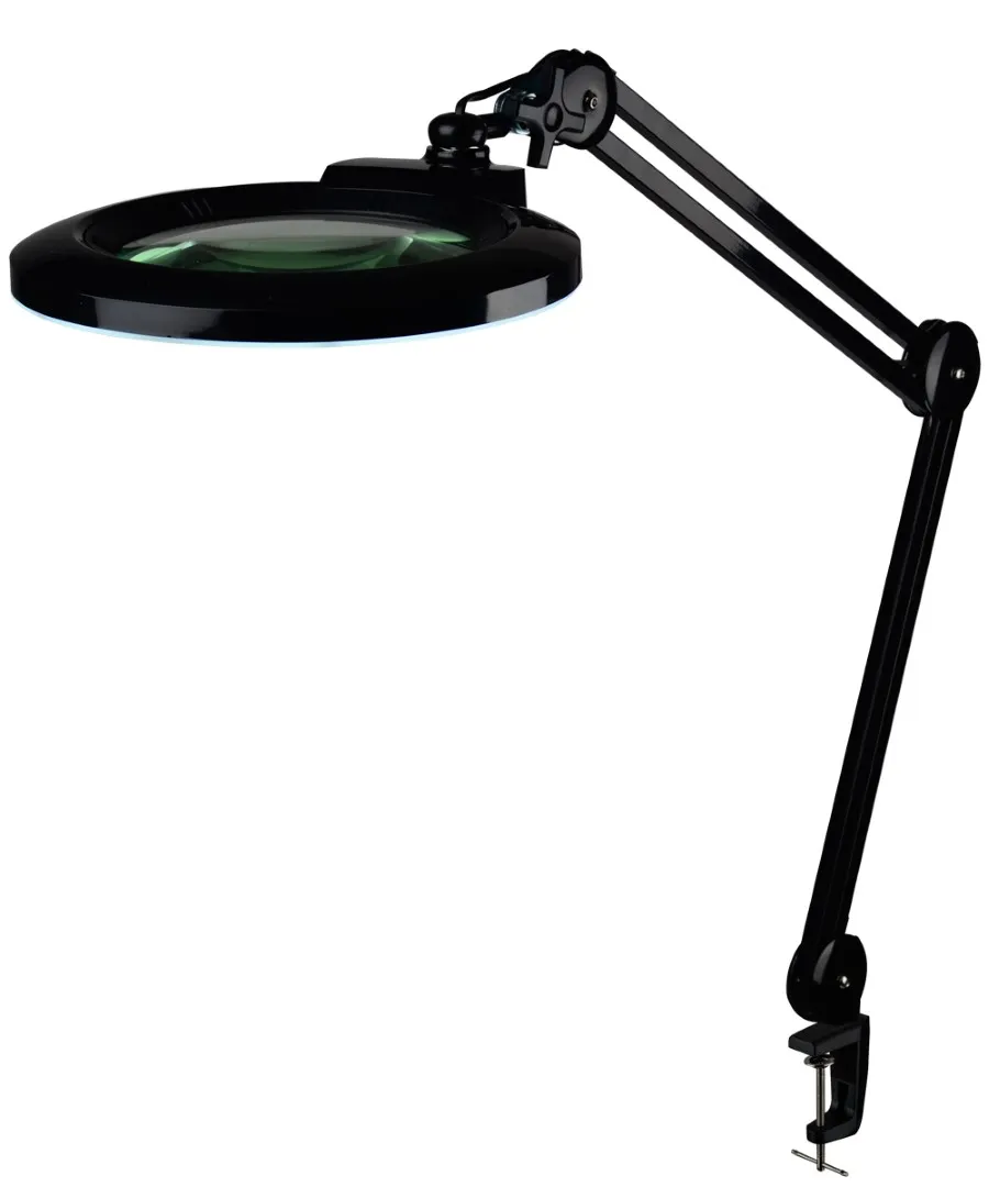 WRKPRO ESD Lupelampe Ø18 cm linse med 3D+5D Dioptri (1,75X + 2,25X) 16W