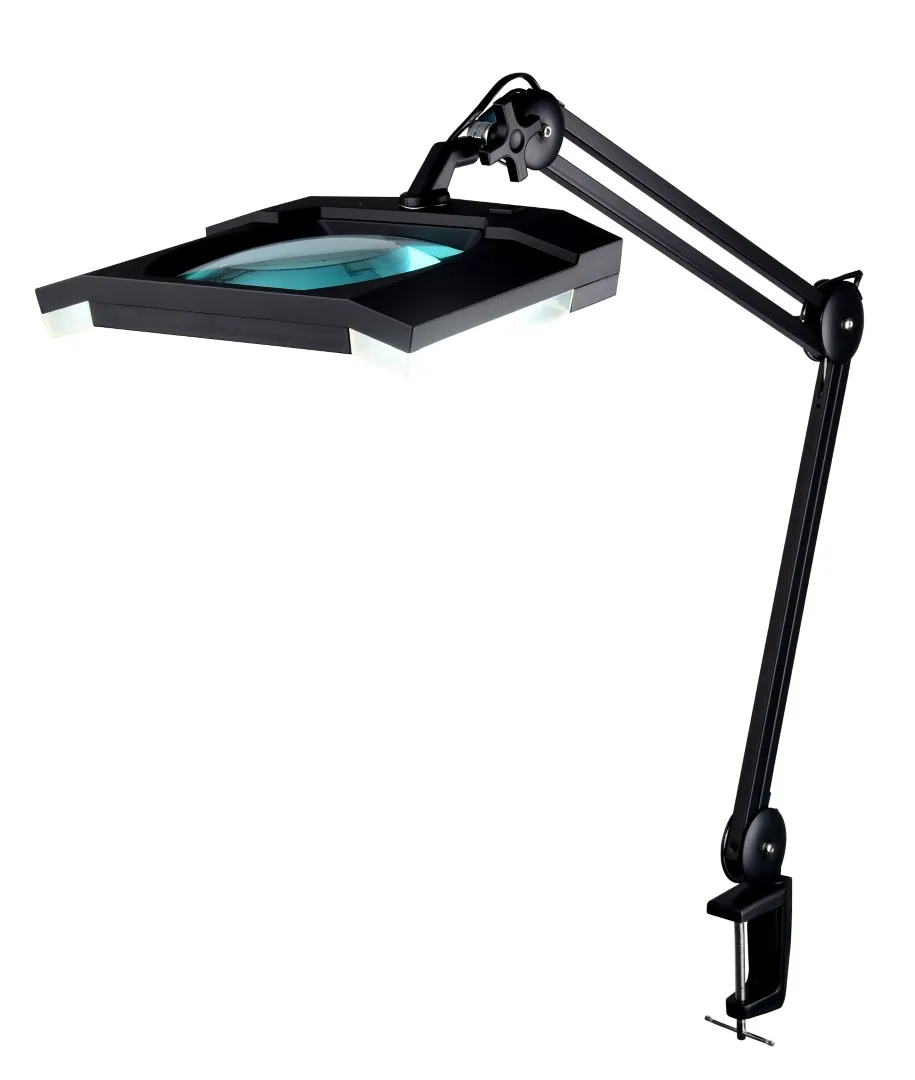 WRKPRO ESD Lupelampe 18x16 cm linse med 5D Dioptri (2,25X) 12W