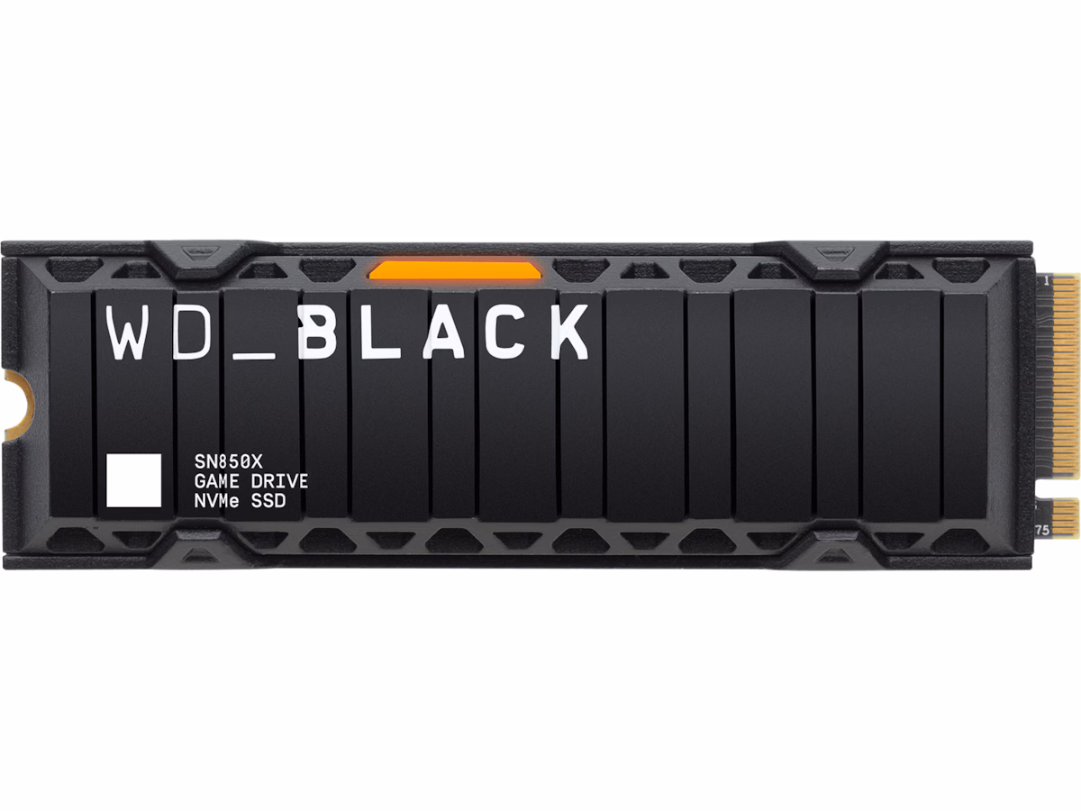 Sandisk WD Black SN850X Heatsink NVMe SSD 2TB