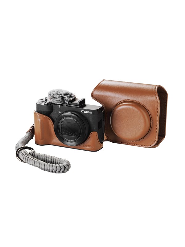SmallRig 5385 Leather Case Kit for Canon PowerShot V1 Brown
