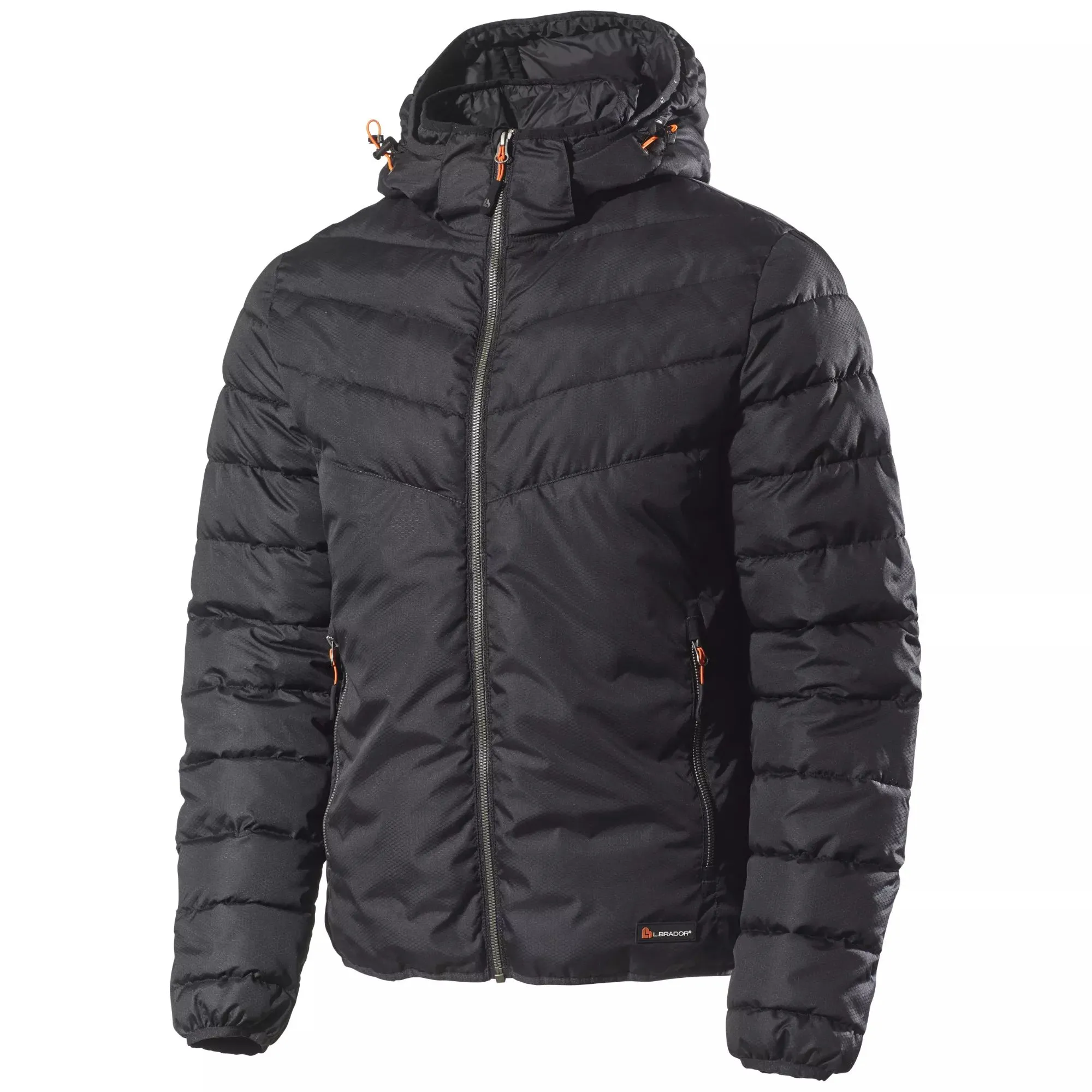 Lett dunjakke 2130P Sort Str. L