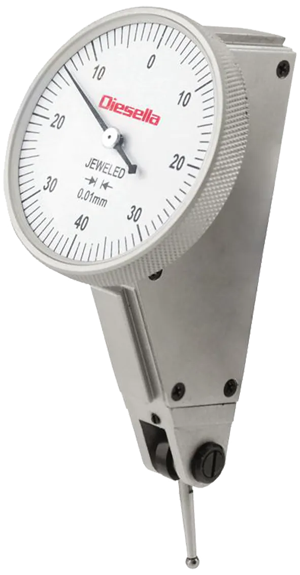 Vippeindikator 0,8×0,01mm med skråstilt ø32mm ur