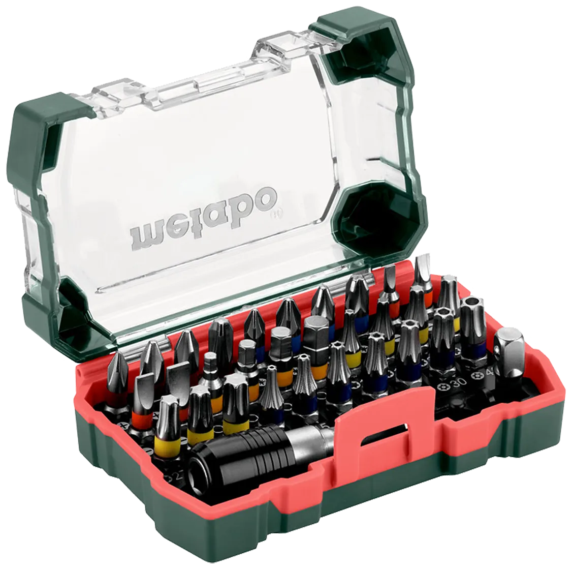 Bitsett, 30 25mm bits + holder + adapter