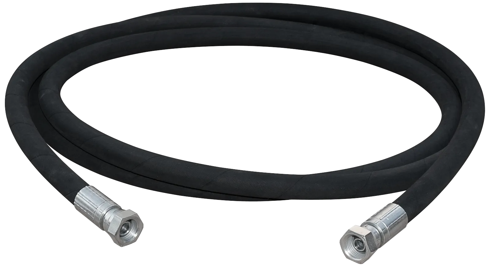 Olieslange m.1/2" omløbere, 4 mtr