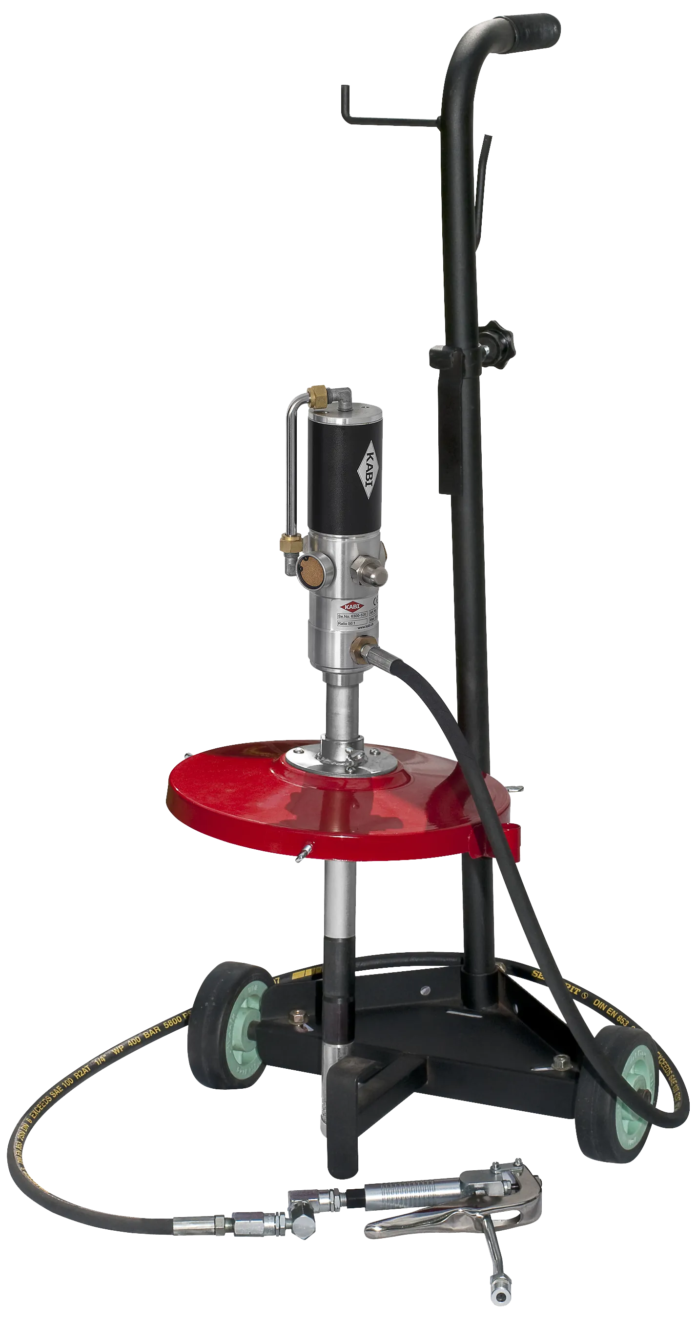 Kabi pneum. smøreapparat f/50kg spand