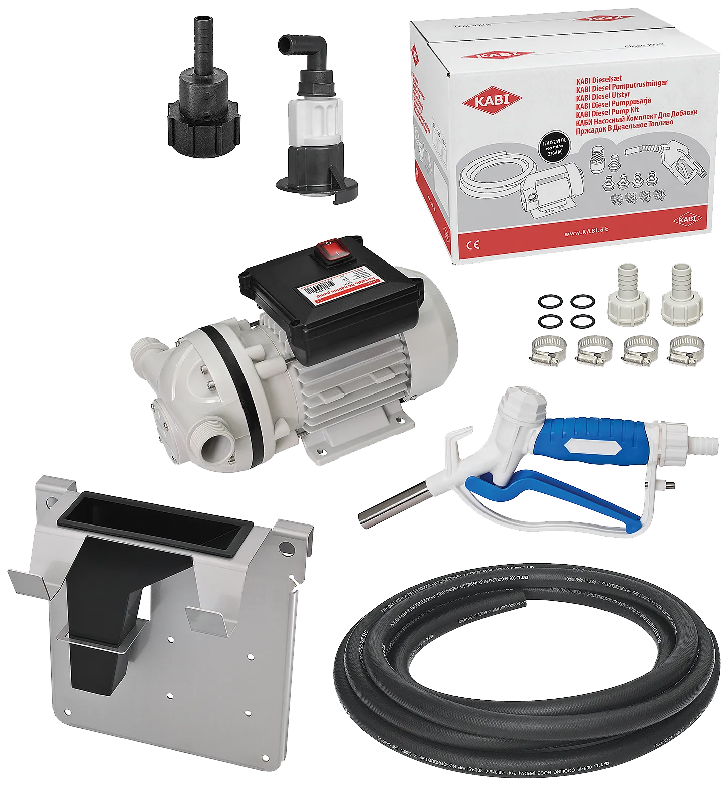 Kabi el-pumpesæt f/AdBlue 230V man. pistol t/IBC