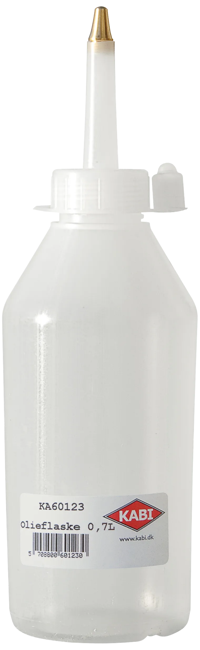 Kabi olieflaske m/messingspids 1,0 ltr