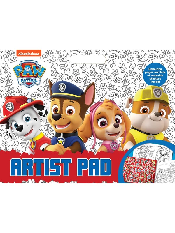 Alligator PAW PATROL Artist Pad A3 Coloring Book