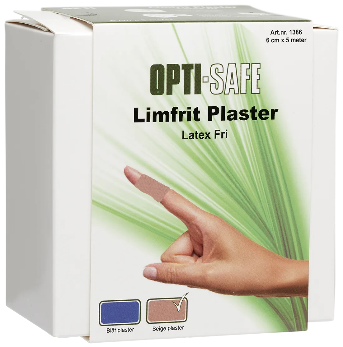 Opti-Safe plaster limfrit beige 6cm×5m