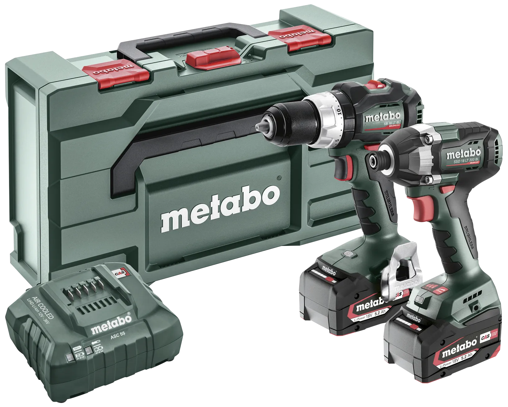 Combo 2.8.18 18V: SB18LTBL+SSD18LT200BL+2×5,2Ah