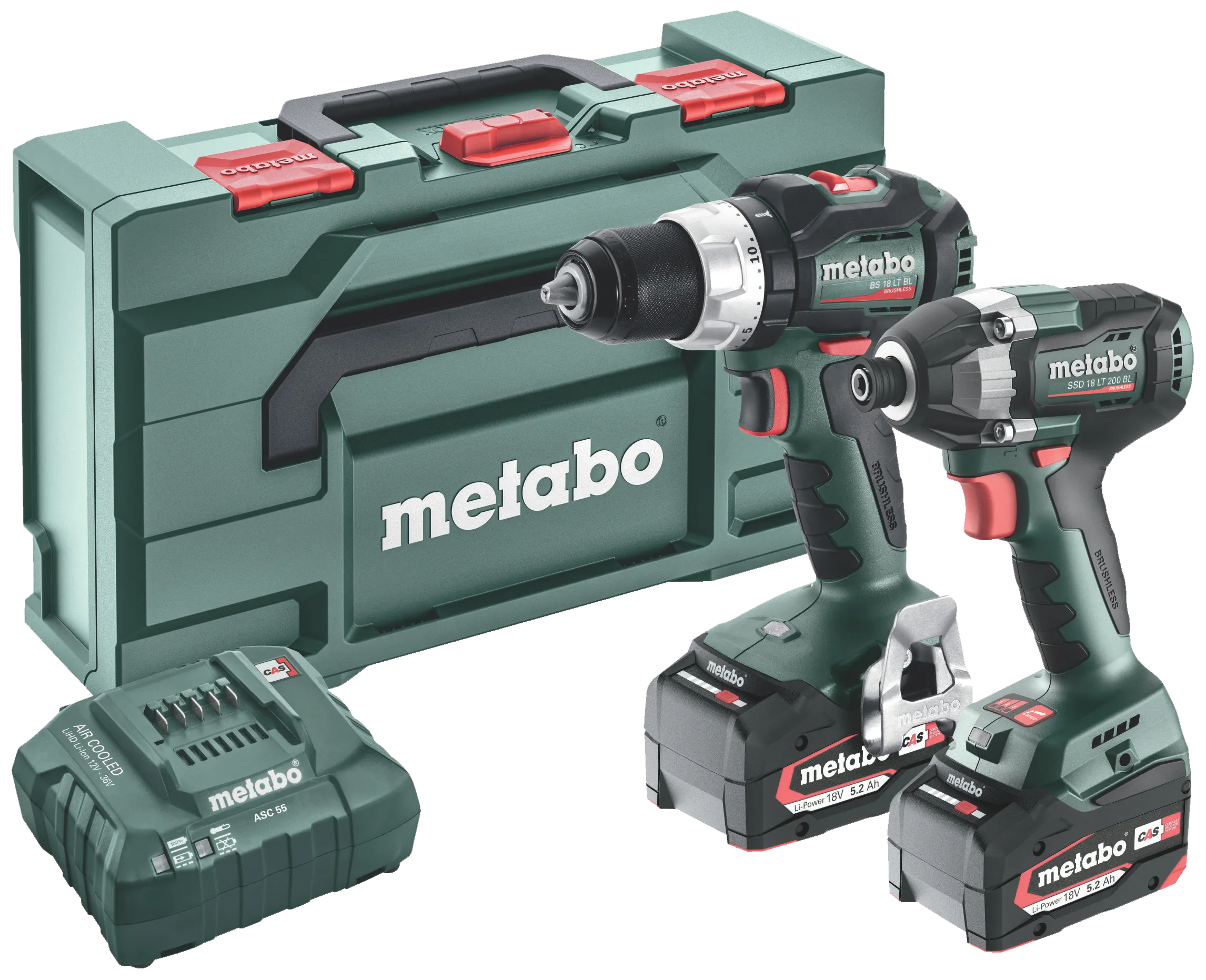 Combo 2.8.4 18V: BS18LTBL+SSD18LT200BL+2×5,2Ah
