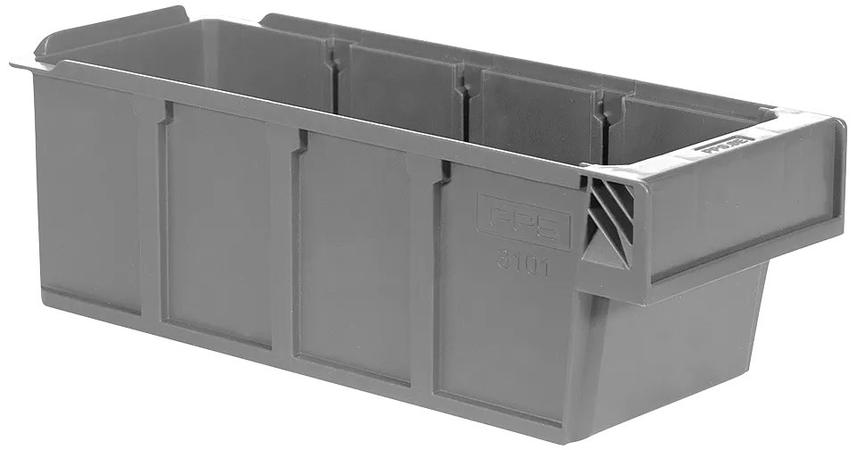 PPS 3101 lagerkasse grå 300×115×100mm 2,2ltr