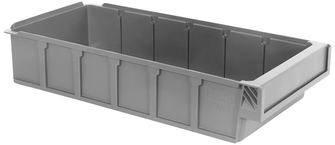 PPS 3013 lagerkasse grå 400×188×80mm 6ltr