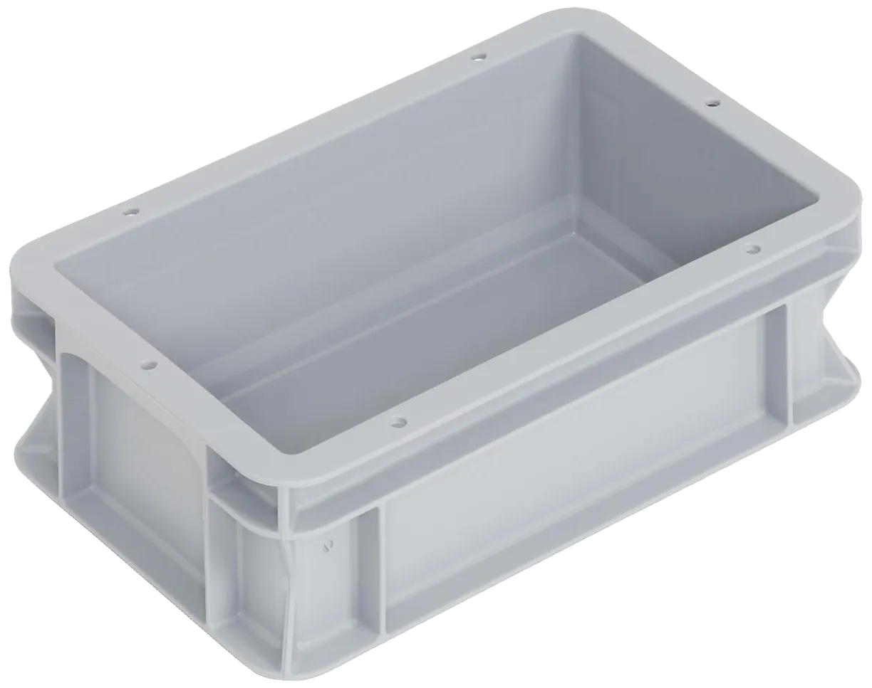 WEZ LogiLine eurokasse fb grå 300×200×100mm 3,8ltr