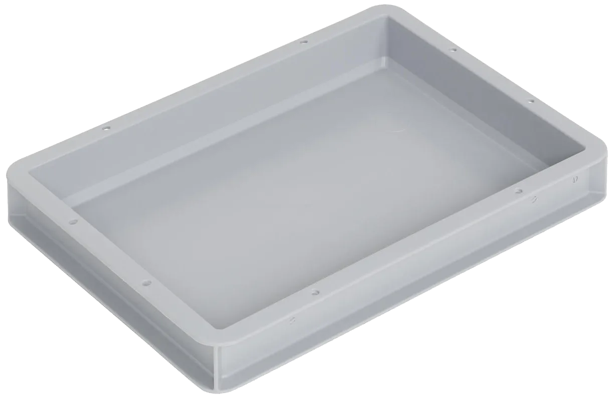 WEZ LogiLine eurokasse fb grå 400×300×53mm 4,4 ltr