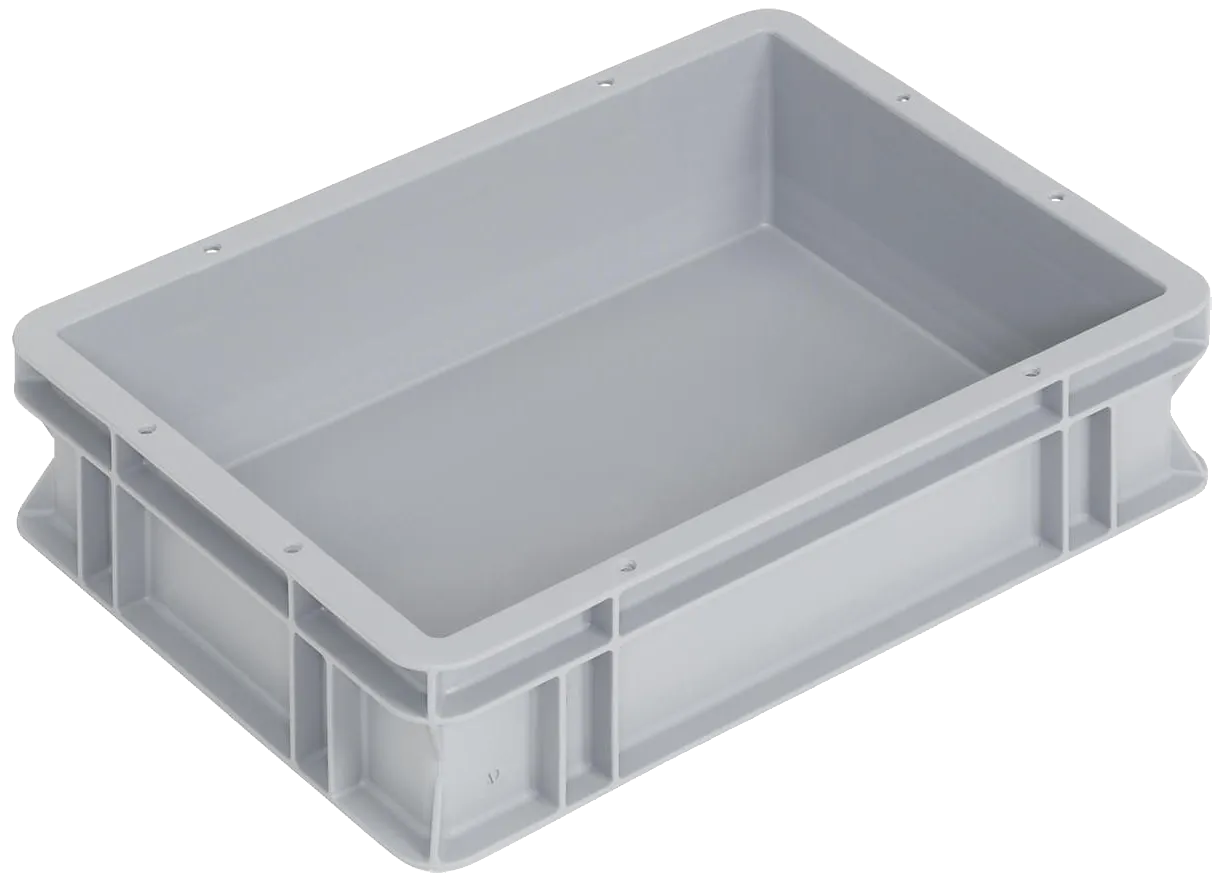 WEZ LogiLine eurokasse fb grå 400×300×100mm 9ltr