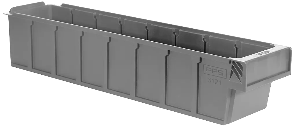 PPS 3121 lagerkasse grå 500×115×100mm 3,9ltr