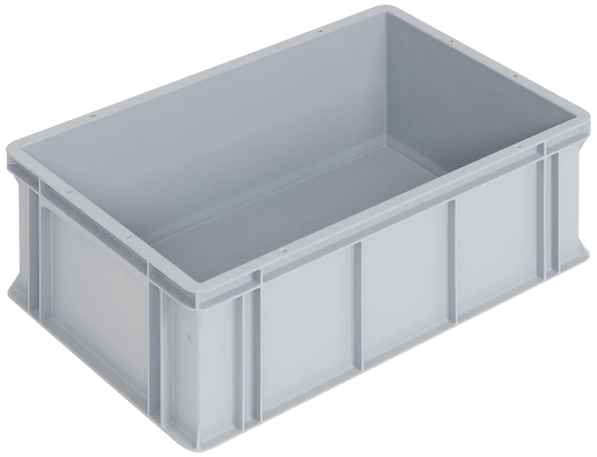 WEZ LogiLine eurokasse fb grå 600×400×212mm 41ltr