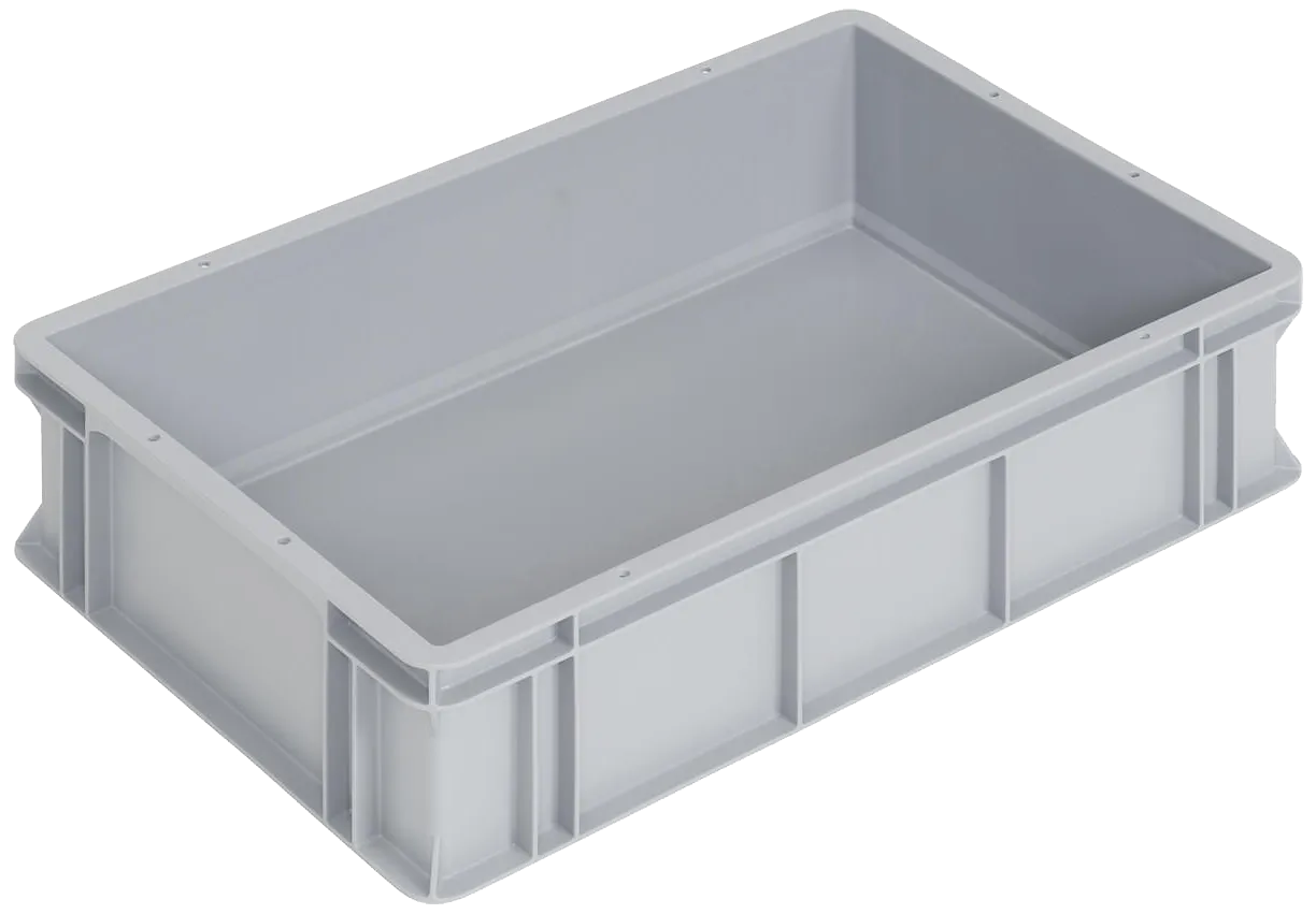 WEZ LogiLine eurokasse fb grå 600×400×145mm 28ltr