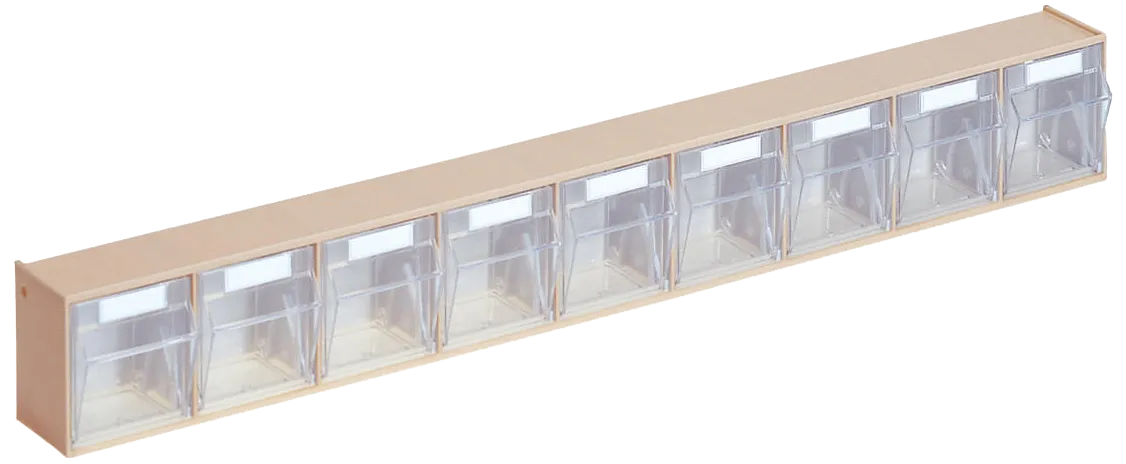 WEZ vippeboks 600×51×77mm, 9 rom, beige