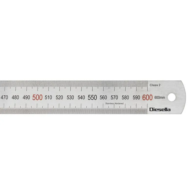 Stållinjal 600×30×1,2 mm