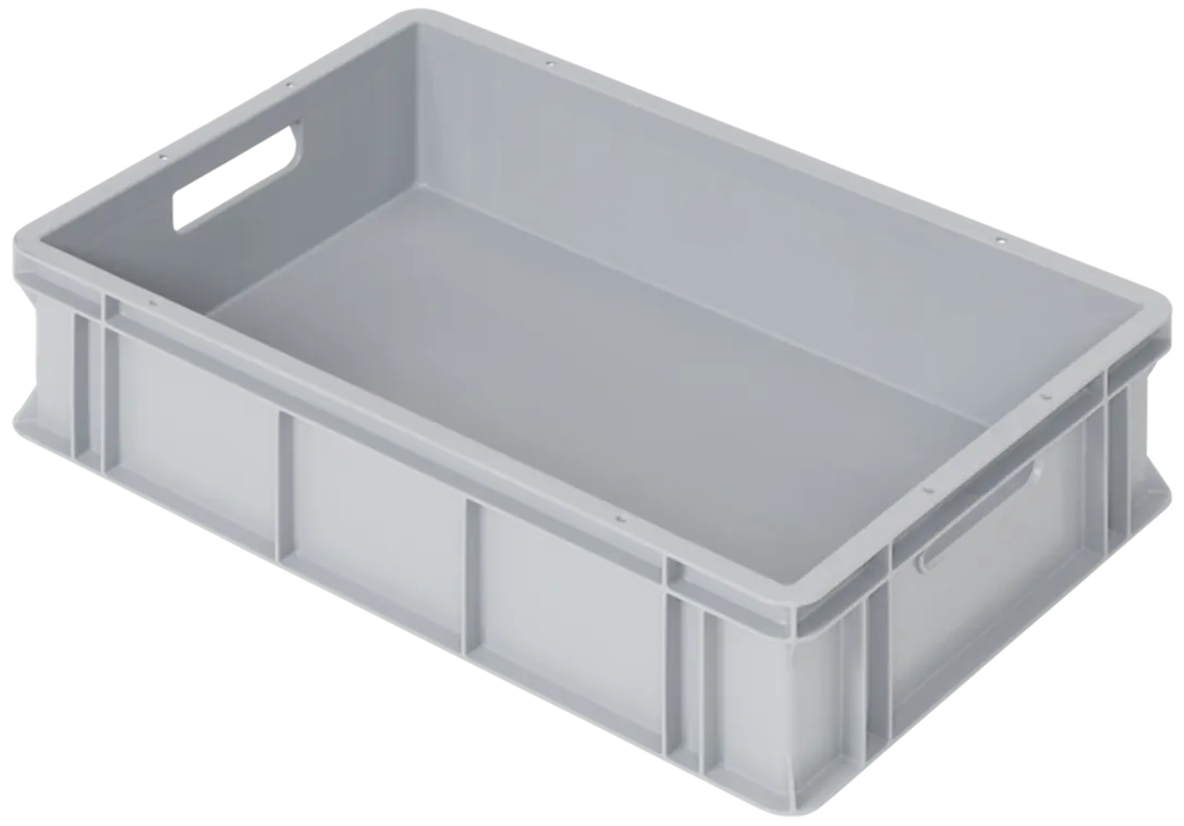 WEZ LogiLine eurokasse SG grå 600×400×145mm 26ltr