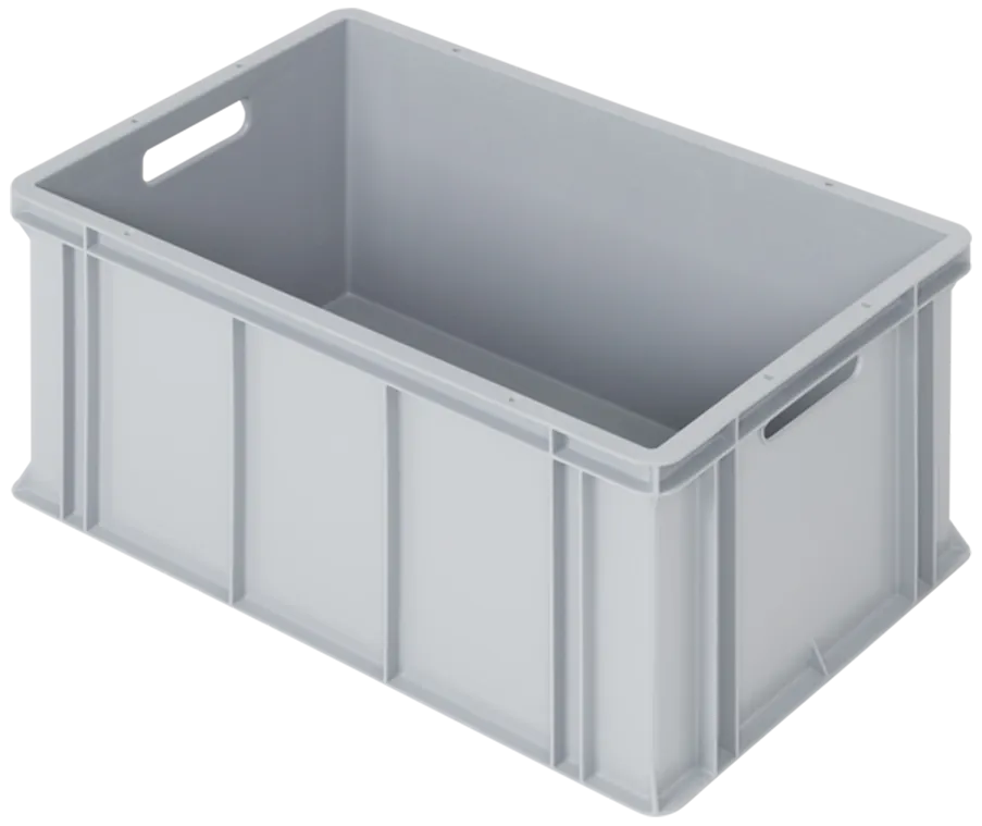 WEZ LogiLine eurokasse SG2 grå 600×400×278mm 53ltr
