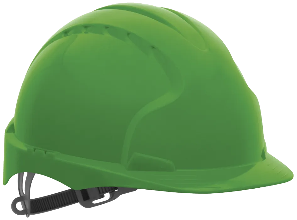 JSP sikkerhetshjelm EVO3 uventilert, grønn