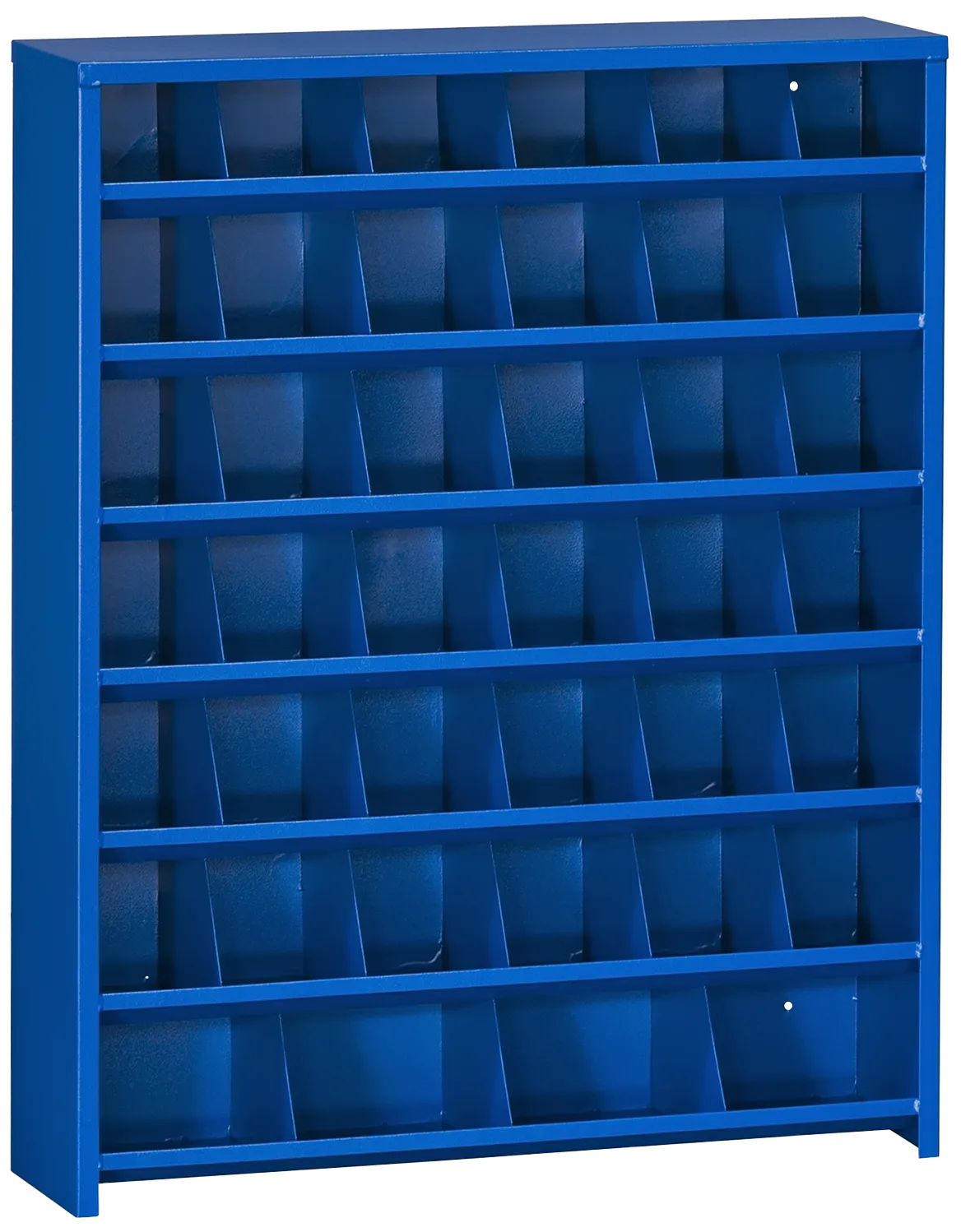 Boltreol blålakkert metall 800×980×220mm, 40 rom