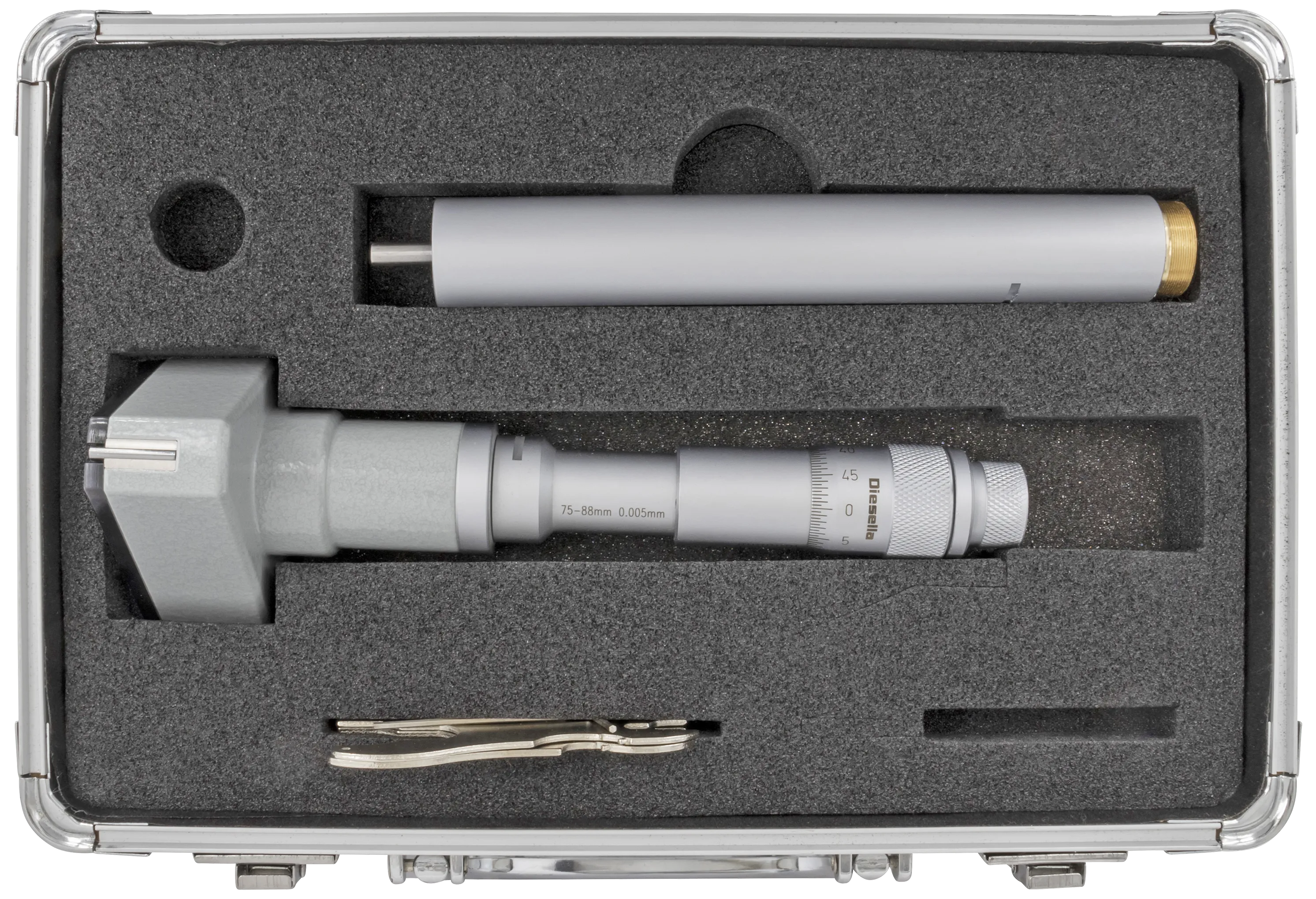Innv. 3-pkt mikrometer 75-88mm m/forl.+kontrollring