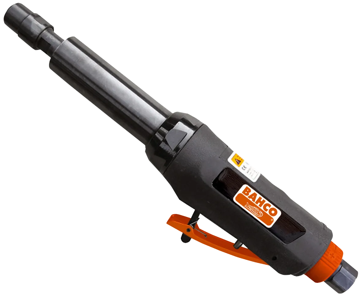 Pneumatisk rettsliper, lang hals med gummigrep, BP822E