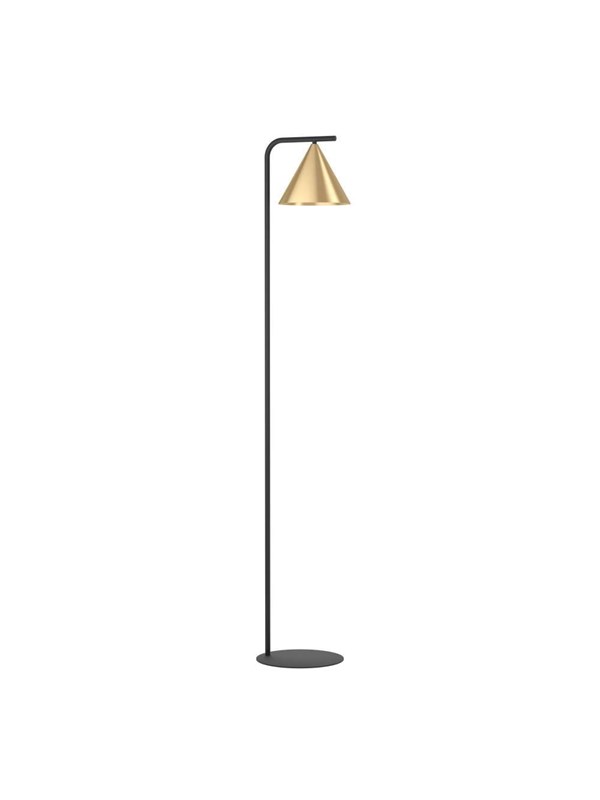 EGLO NARICES floor light brushed brass gold