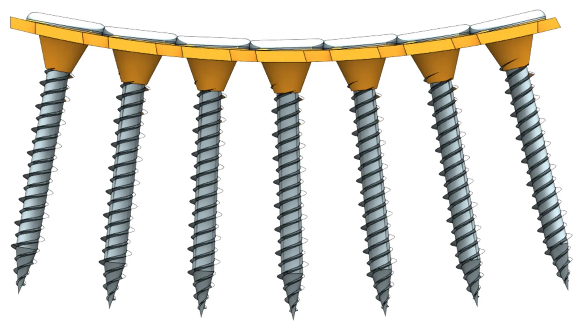 Gipsskrue båndet P-SCREW-EWS PH2 3,9 x 32 mm - 1000 stk