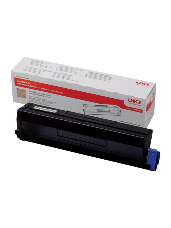 OKI 43979202 Toner Black - Laser toner Svart