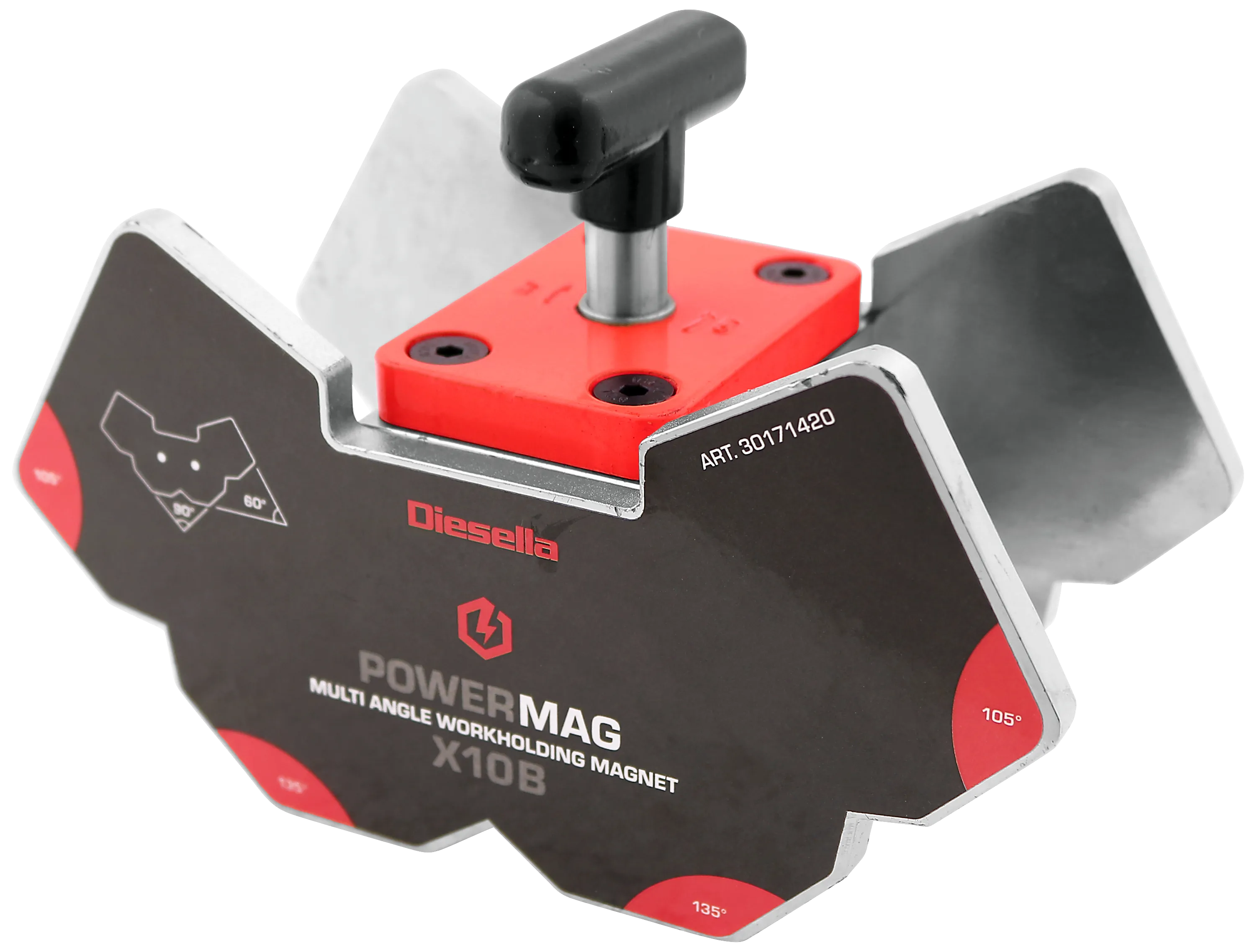 Powermag X10B magnetvinkel multi av/på funksjon