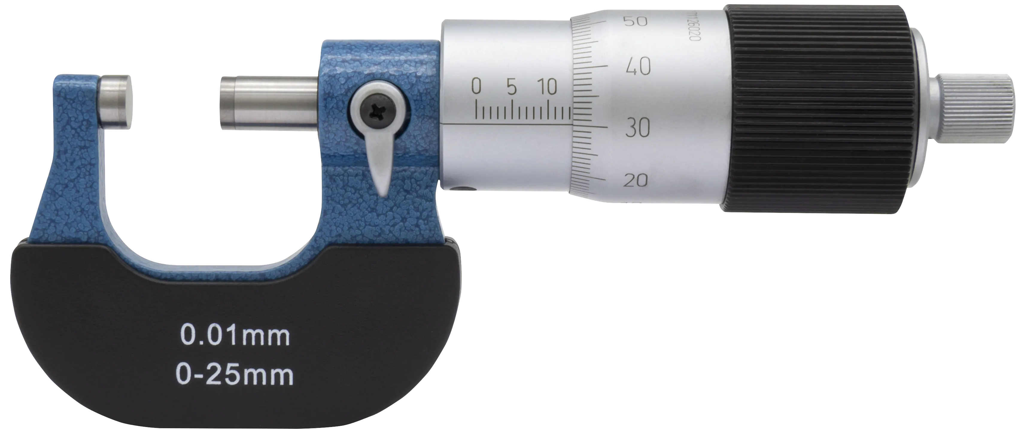 Mikrometerskrue DIN863 0-25×0,01mm med stor trommel