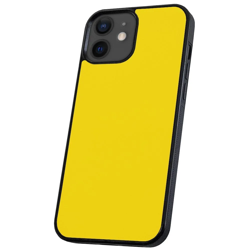 iPhone 12 Mini - Deksel/Mobildeksel Gul