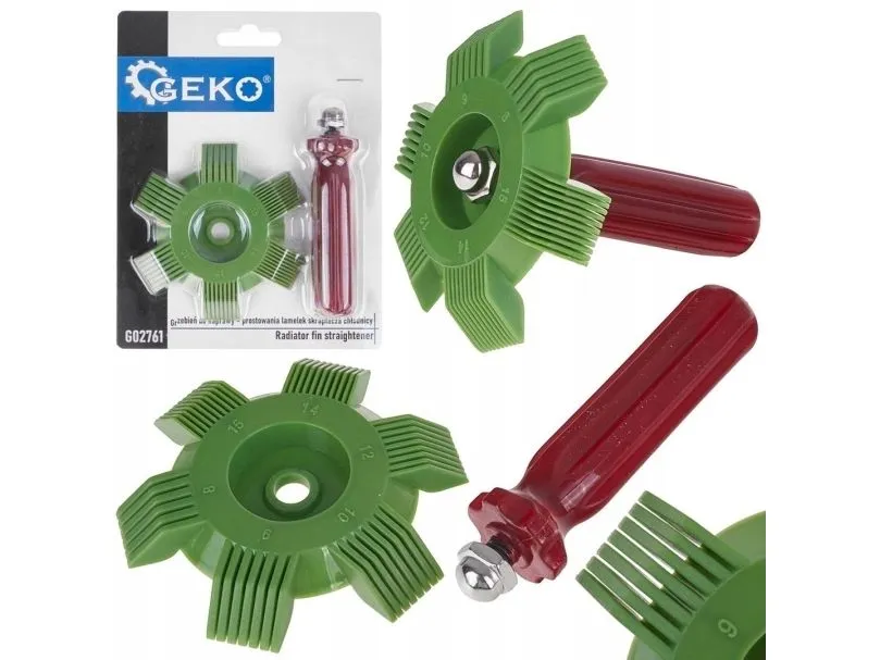 Geko kam til reparasjon – retting av kondensatorlameller 10/50