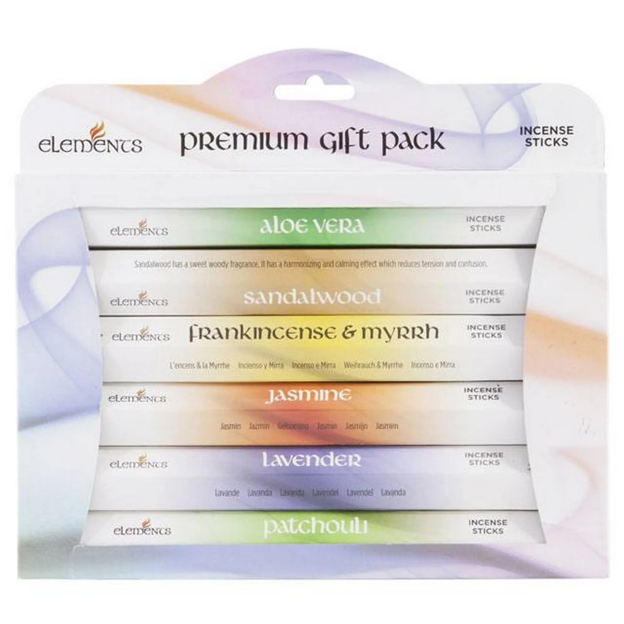 Something Different Elements Incense Stick Premium Gift Pack (Pack Of 6)