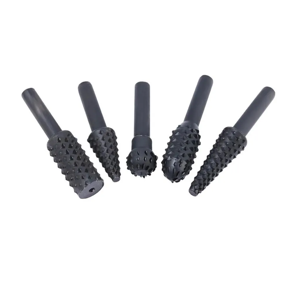 5x Rasper for Boremaskiner - Svart